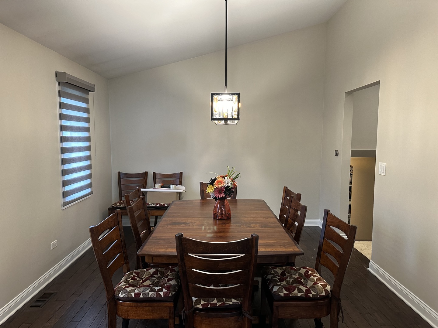 302 North Westgate Road Mount Prospect, IL 60056 - Photo 8 of 26 a view of a dining room with furniture and wooden floor
