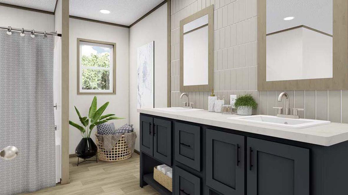 386 South Main Street, Unit LOT A Ridgeville, SC 29472 - Photo 6 of 9 builder rendering master bath