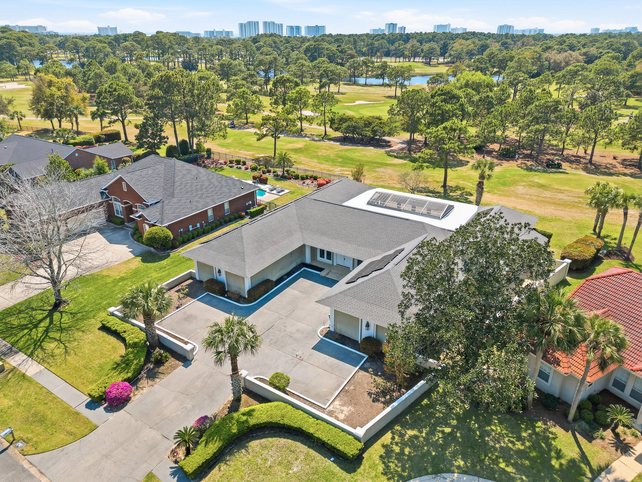 8 Weekewachee Circle Destin, FL 32541 - Photo 3 of 55 an aerial view of residential houses with outdoor space and ocean view