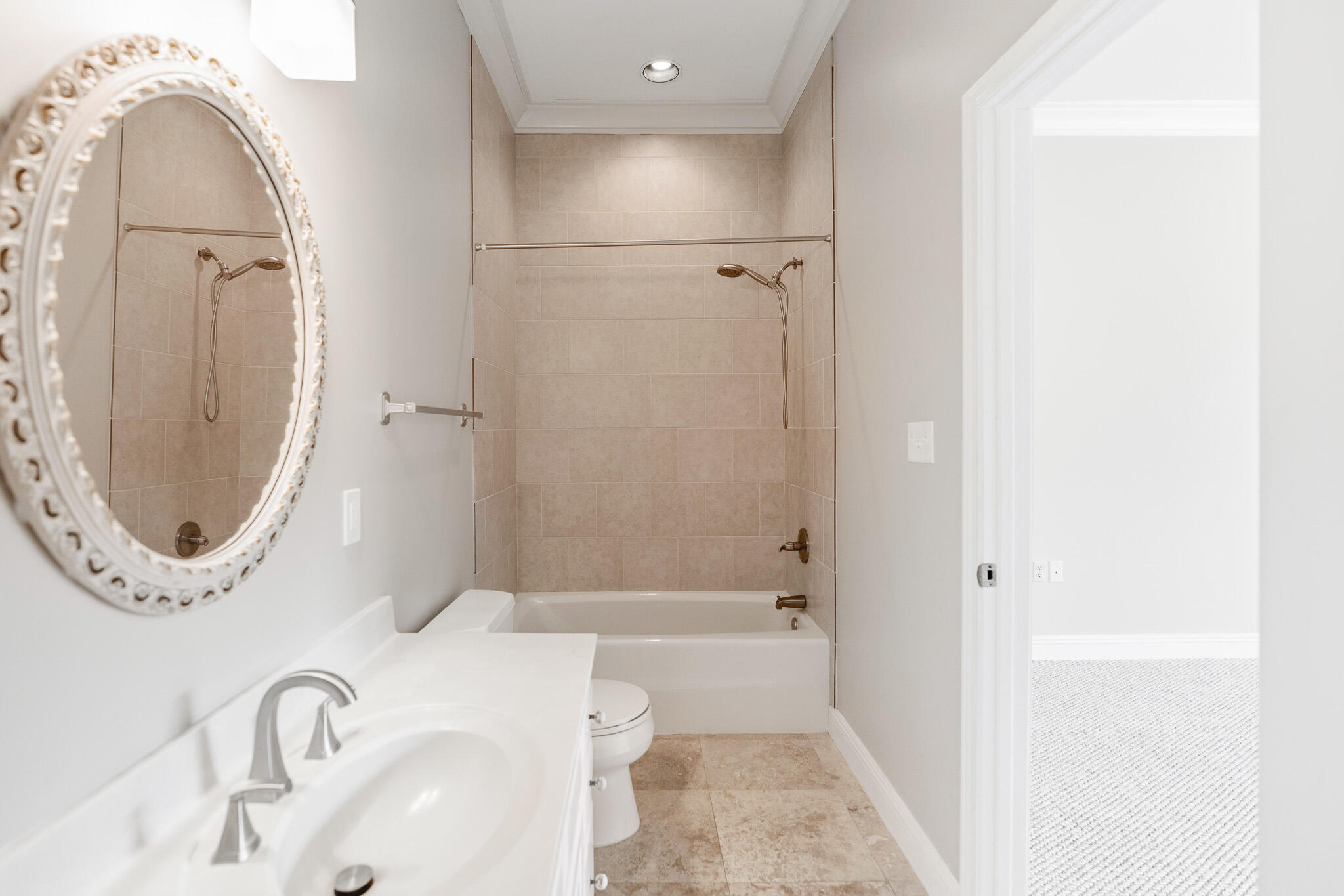 8 Weekewachee Circle Destin, FL 32541 - Photo 36 of 55 a bathroom with a sink a toilet and a mirror