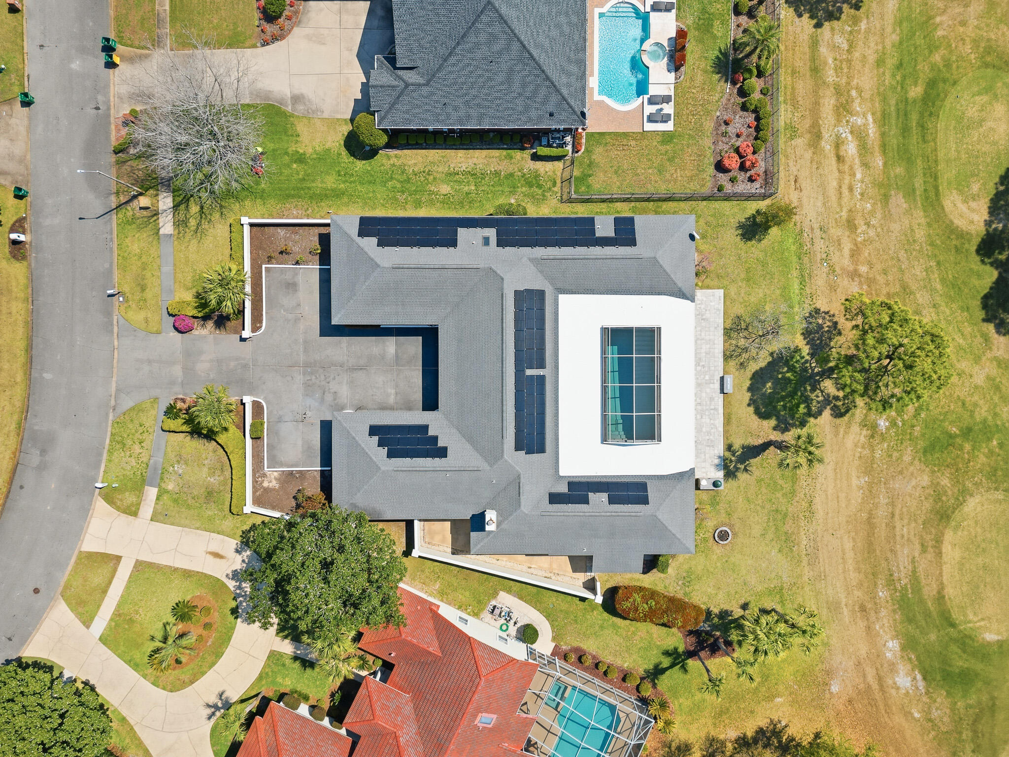 8 Weekewachee Circle Destin, FL 32541 - Photo 4 of 55 aerial view of a house with swimming pool and sitting area