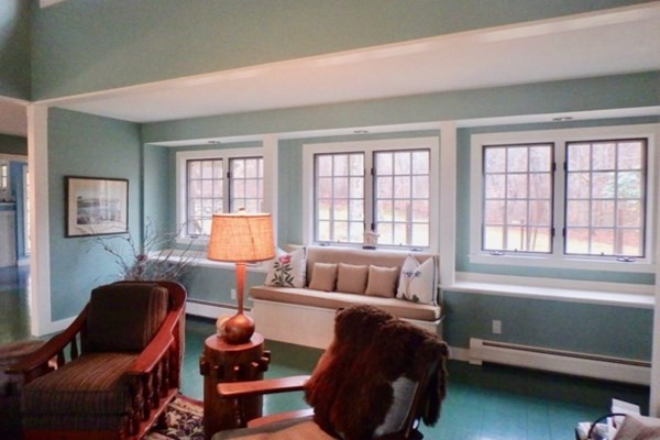 56 Chilmark Road Chilmark, MA 02535 - Photo 6 of 8 a bedroom with a bed and windows