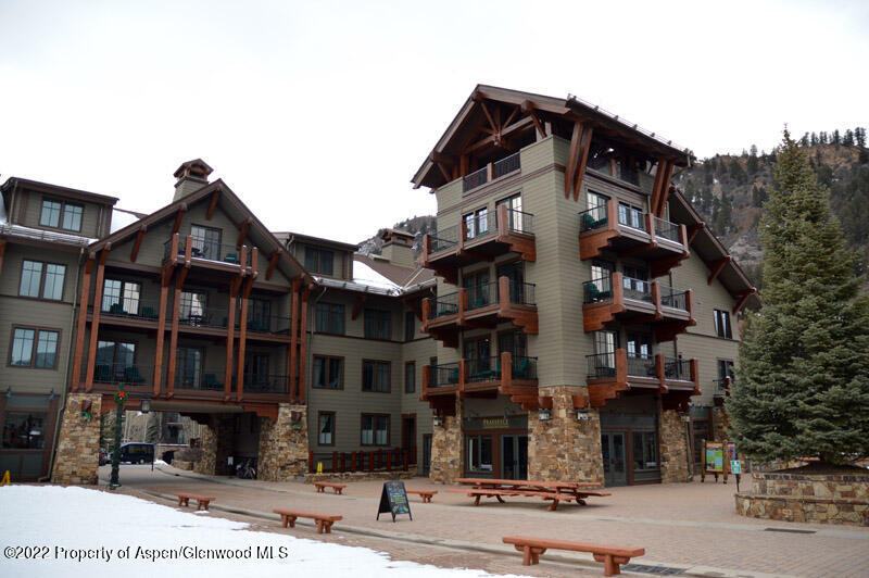 75 Prospector Road, Unit 841012 Aspen, CO 81611 - Photo 29 of 43 a front view of a building and a street