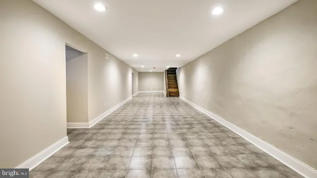 a view of empty room