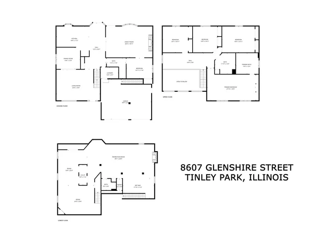 $694,900 | 8607 Glenshire Street, Tinley Park, IL 60487
