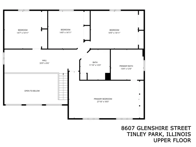 $694,900 | 8607 Glenshire Street, Tinley Park, IL 60487