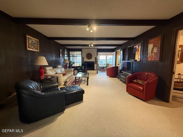 6435 Belton Road El Paso, TX 79912 - Photo 15 of 56 a living room with furniture and a large window
