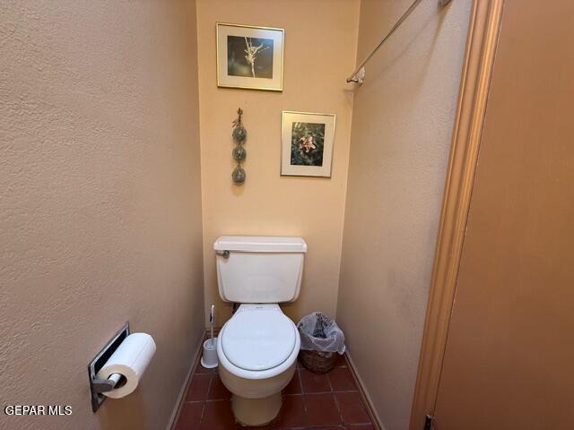 6435 Belton Road El Paso, TX 79912 - Photo 25 of 56 a white toilet sitting next to a small bathroom