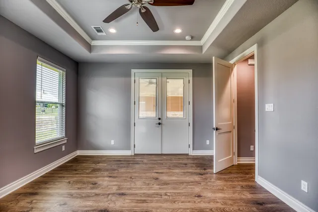 a view of an empty room