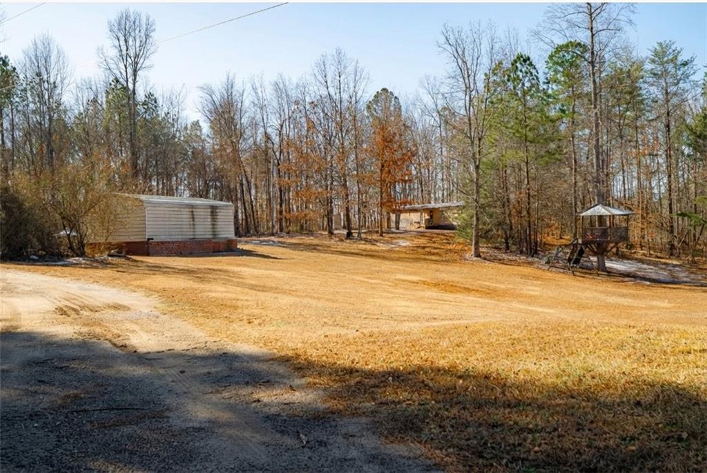 7324 Freeman Road Dawsonville, GA 30534 - Photo 6 of 7 a view of swimming pool with an outdoor seating and yard