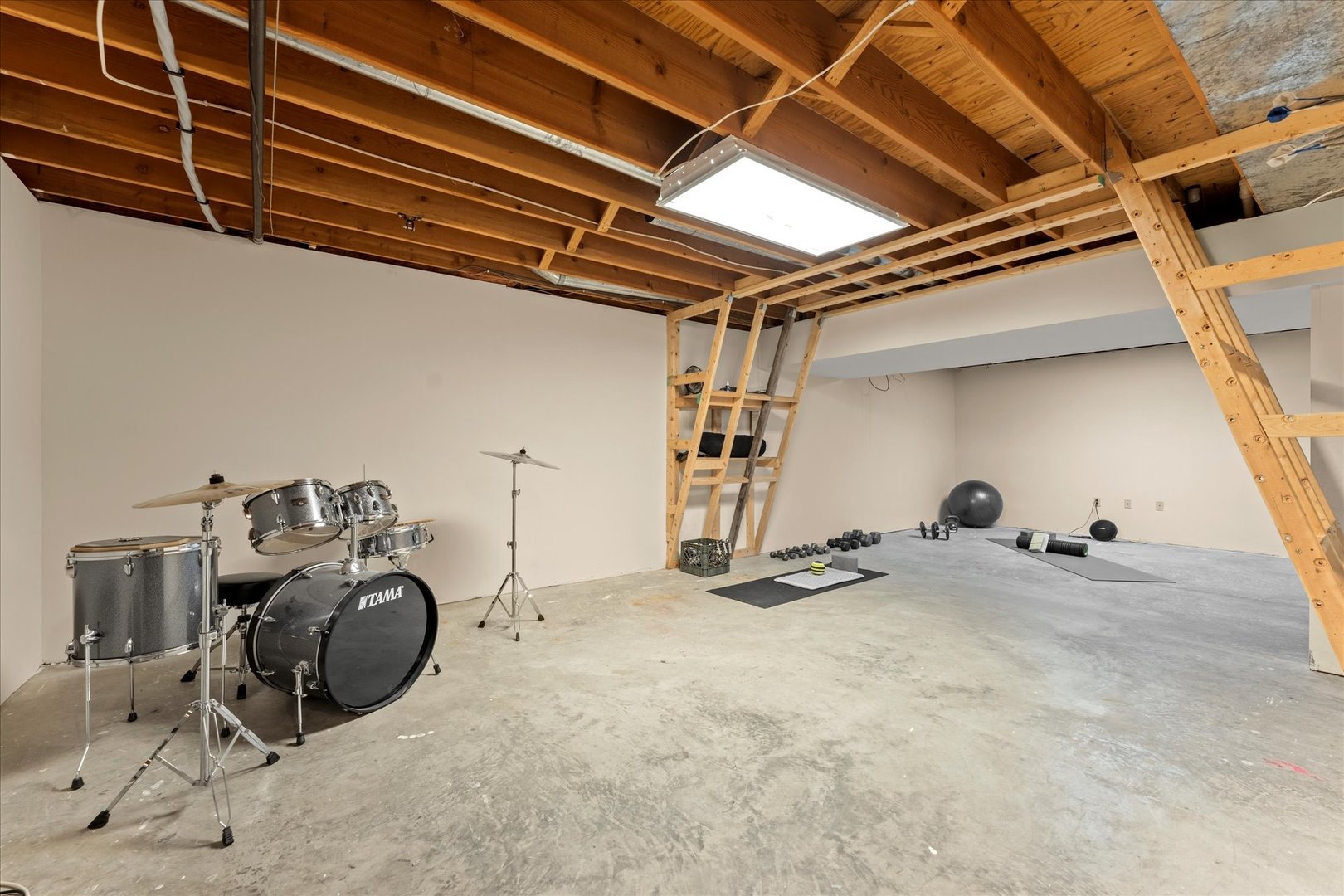 1303 Hickory Tree Court Mahomet, IL 61853 - Photo 45 of 63 a view of a room with gym equipment
