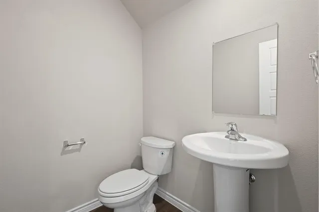 a view of small space with racks on the wall