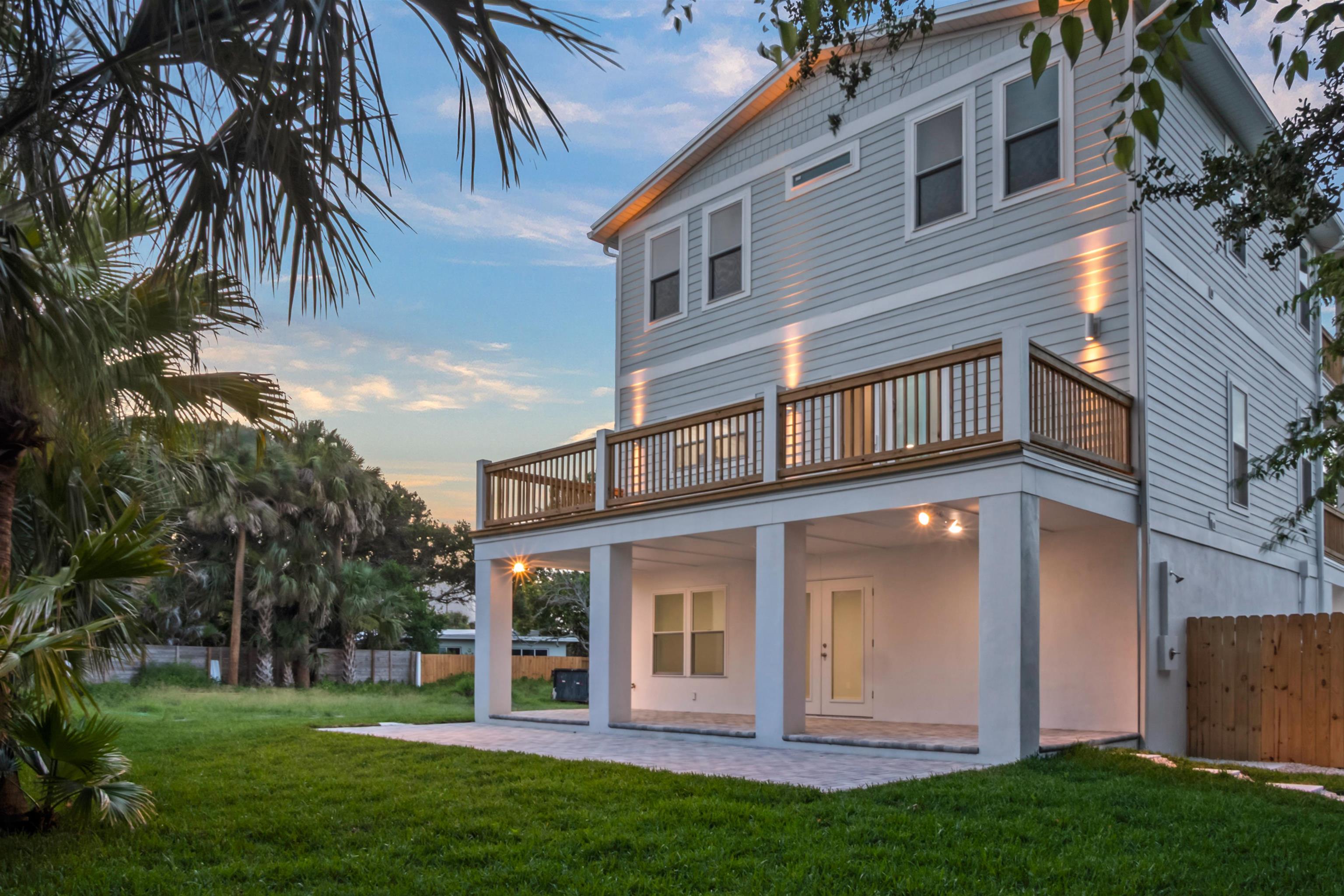 137 Ferrol Road St. Augustine, FL 32084 - Photo 43 of 55 front view of a house with a yard