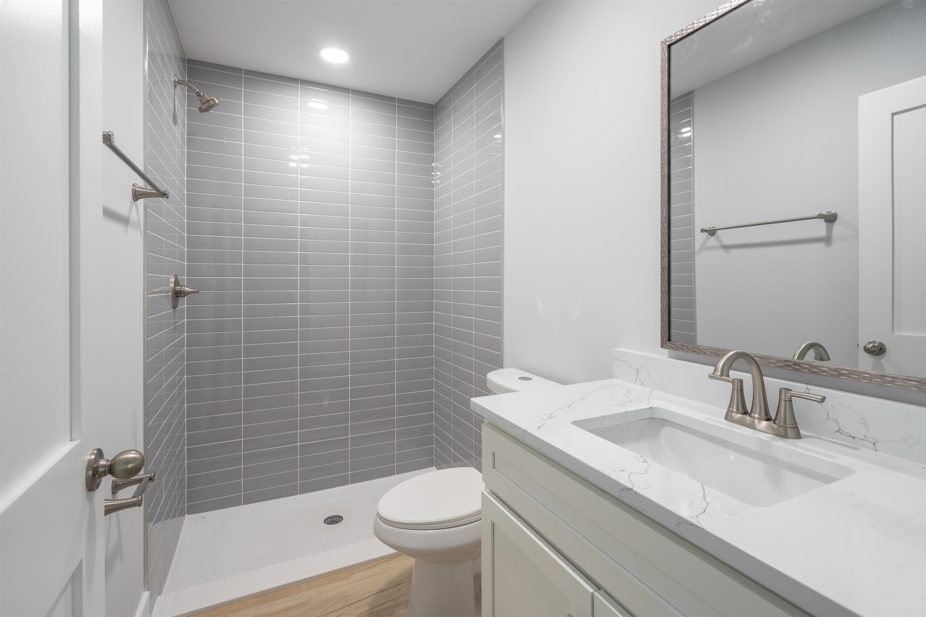 137 Ferrol Road St. Augustine, FL 32084 - Photo 53 of 55 a bathroom with a sink a toilet and shower