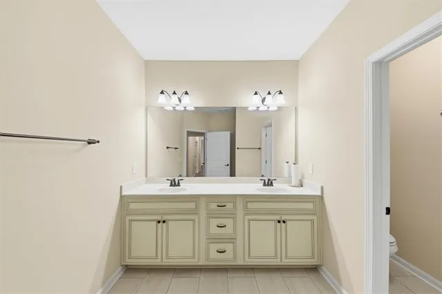 a view of a house with white door