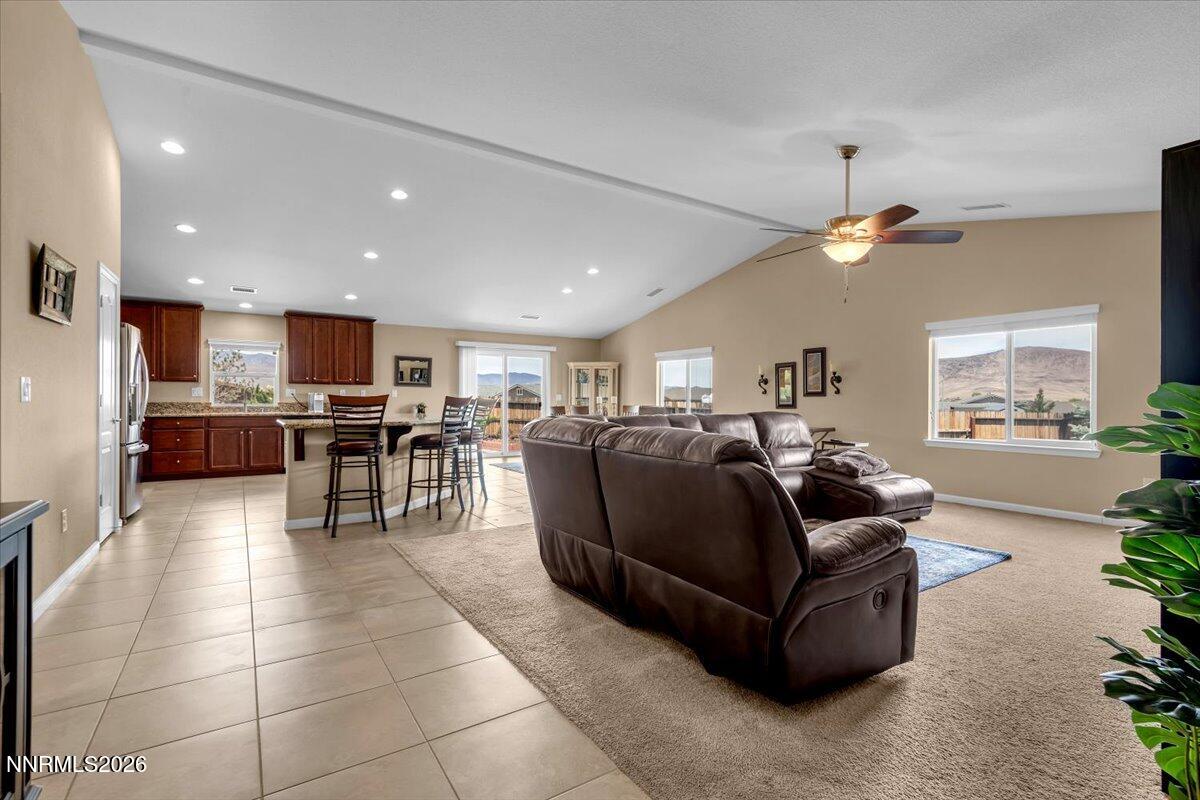 104 Bethpage Road Dayton, NV 89403 - Photo 4 of 65 a living room with furniture and kitchen view