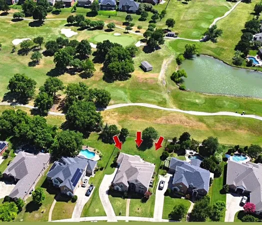 a view of lake and houses