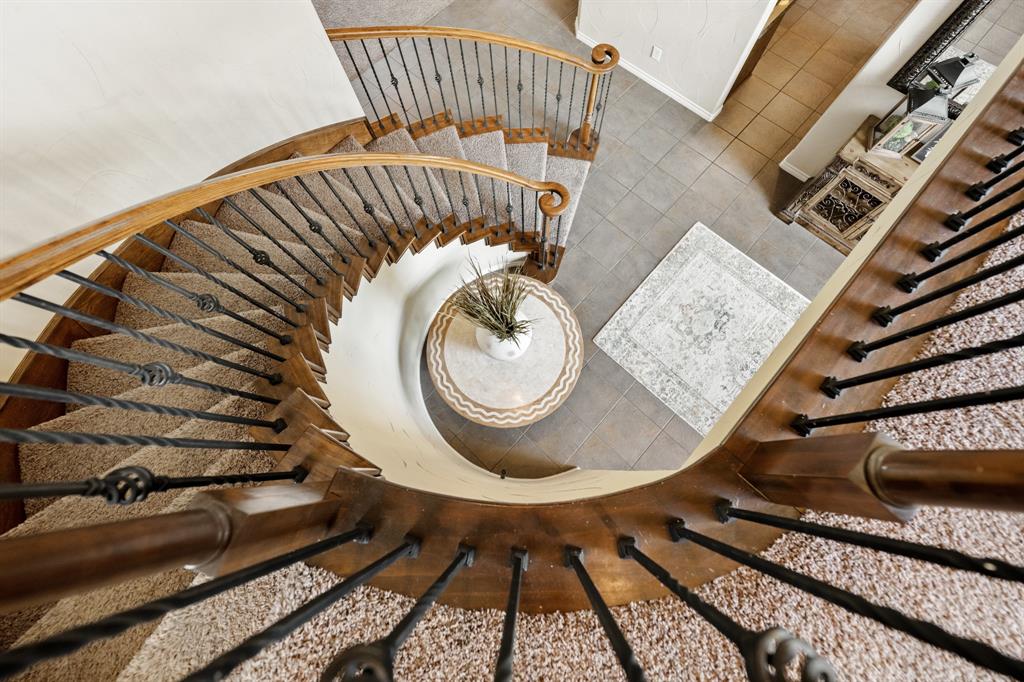 10601 Huffines Drive Rowlett, TX 75089 - Photo 10 of 29 a view of entryway with wooden floor