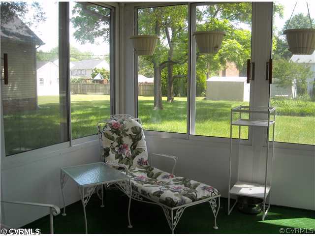 4523 Shoremeade Road North Chesterfield, VA 23234 - Photo 9 of 12 Porch - Sun Room which is heated and cooled.