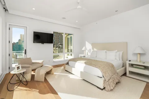 a view of a house with a ocean view