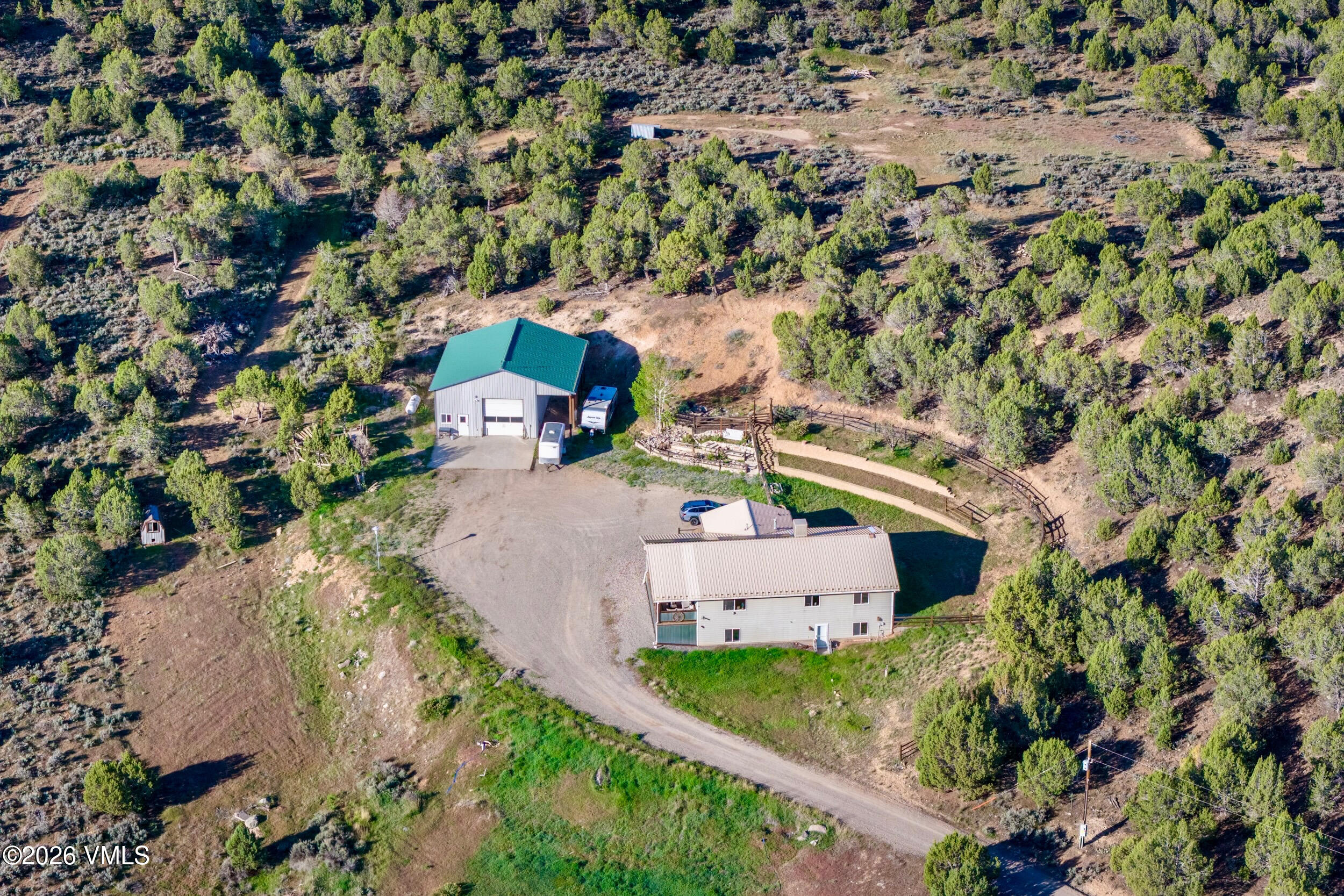 59 County Road 317 Rifle, CO 81650 - Photo 20 of 70 Home & Shop Aerial