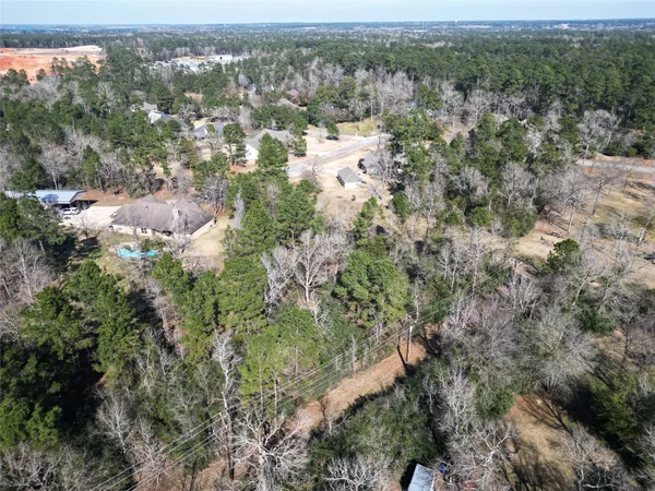 an aerial view of forest