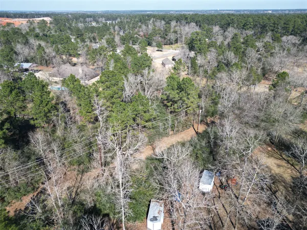 an aerial view of forest