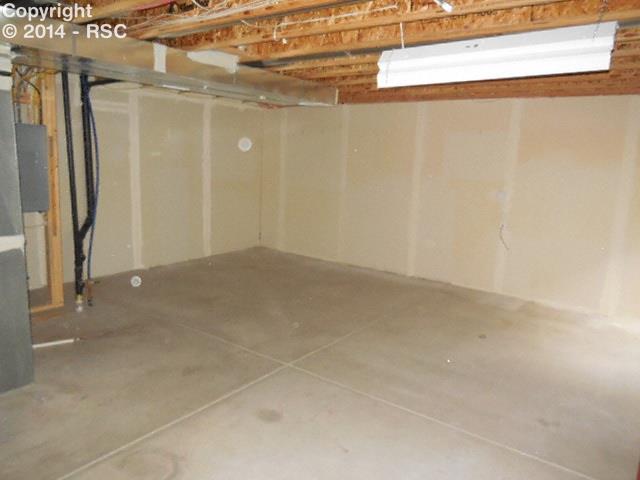 2094 Legacy Ridge View, Unit 111 Colorado Springs, CO 80910 - Photo 9 of 10 Basement