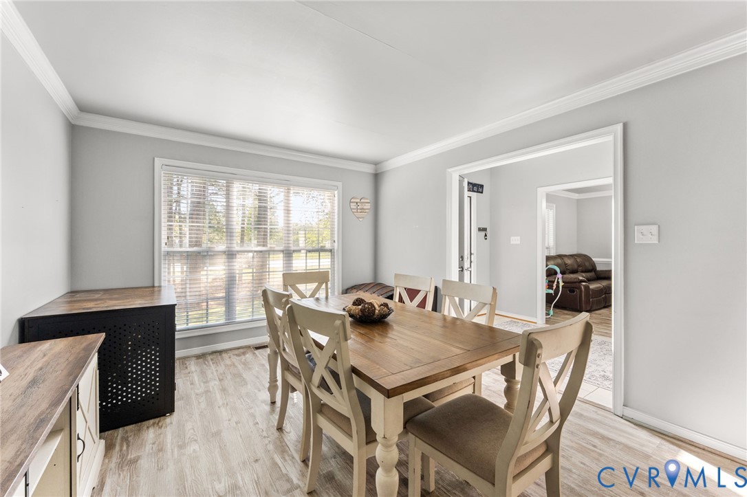 3120 Denise Road Petersburg, VA 23805 - Photo 31 of 51 Dining area featuring light-toned wood-finish floo
