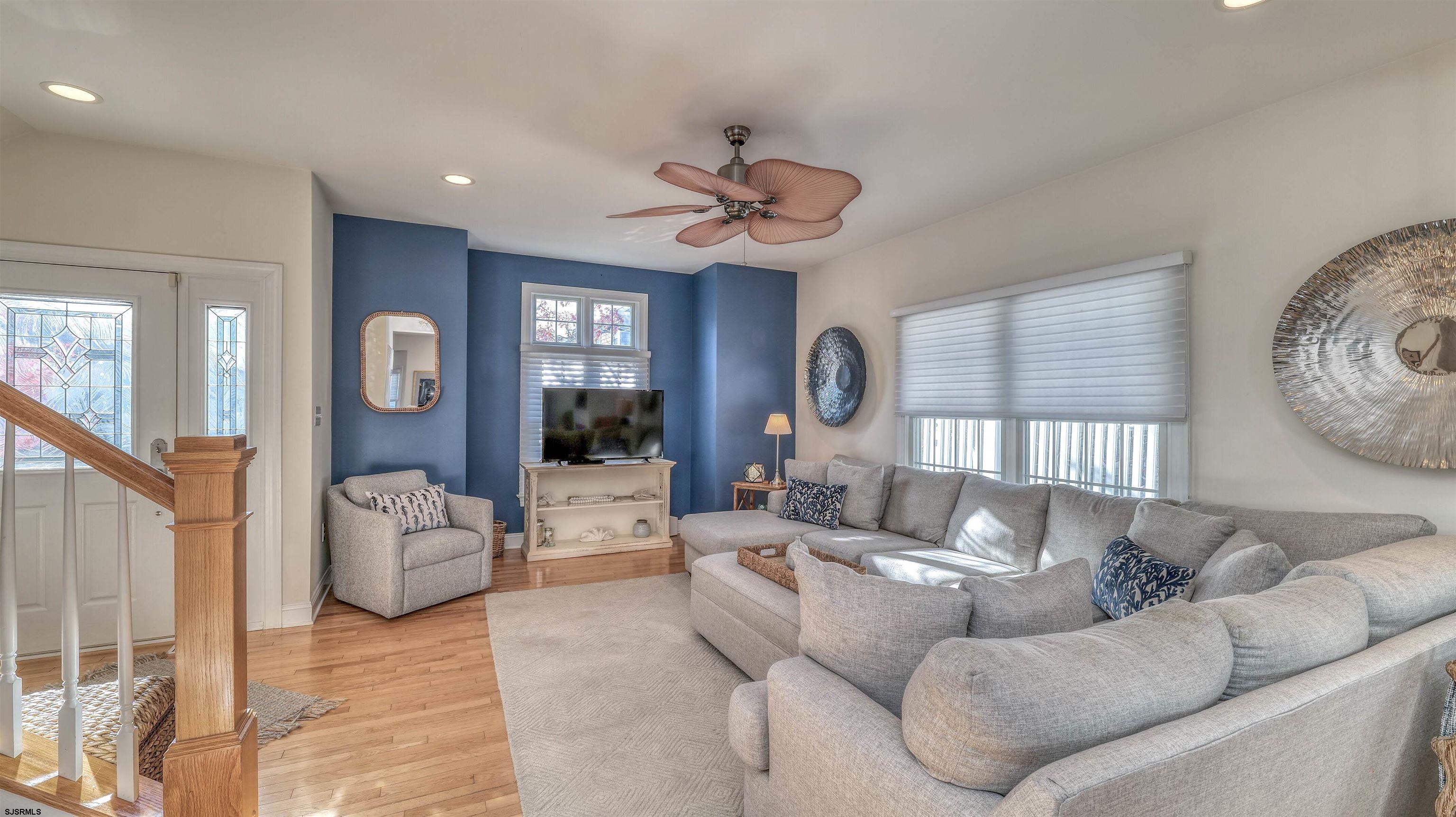 119 North Belmont Avenue, Unit AUGUST LABOR DAY Margate City, NJ 08402 - Photo 2 of 35 a living room with furniture and a large window