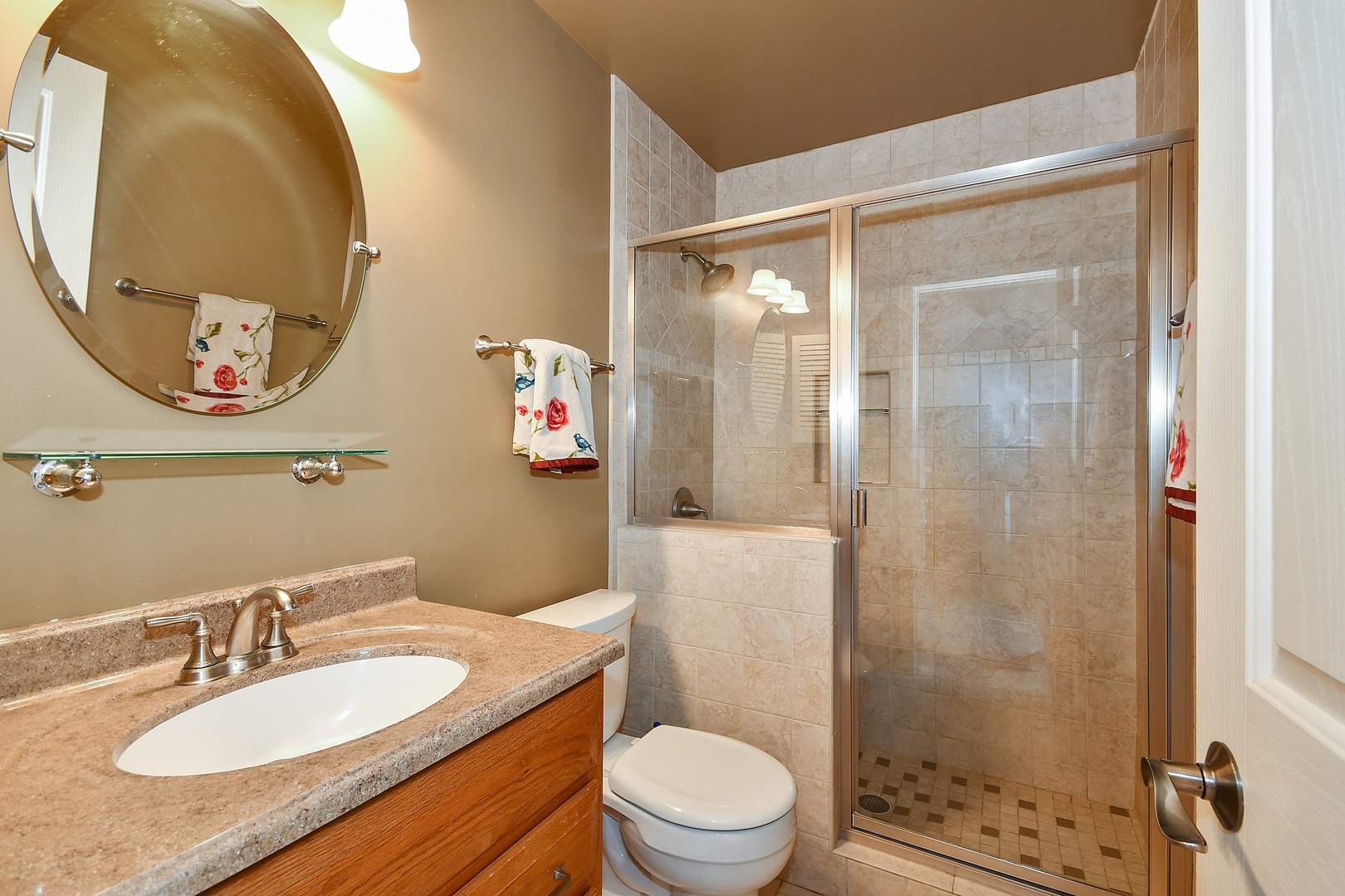 37W488 Grey Barn Road St. Charles, IL 60175 - Photo 16 of 25 a bathroom with a granite countertop sink mirror vanity and toilet