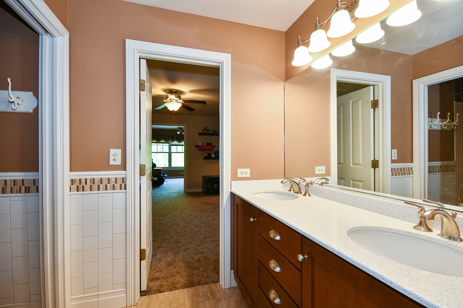 37W488 Grey Barn Road St. Charles, IL 60175 - Photo 18 of 25 a en suite bathroom with a sink double vanity and a mirror