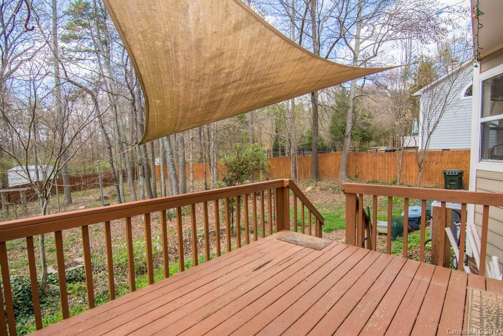 2901 Williams Station Road Matthews, NC 28105 - Photo 22 of 24 a view of wooden deck and a backyard