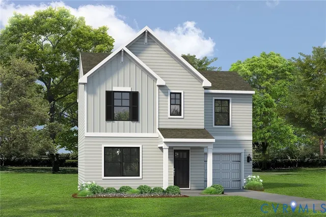 a view of house with yard