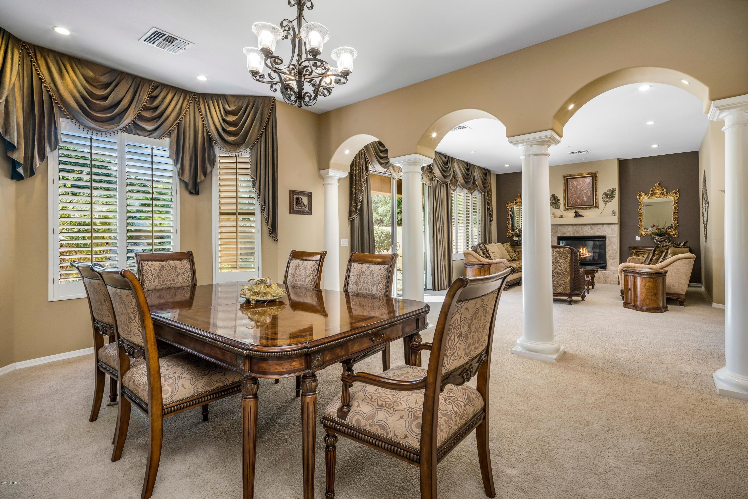 3735 East Maffeo Road Phoenix, AZ 85050 - Photo 7 of 16 Dinning room ~ Living room