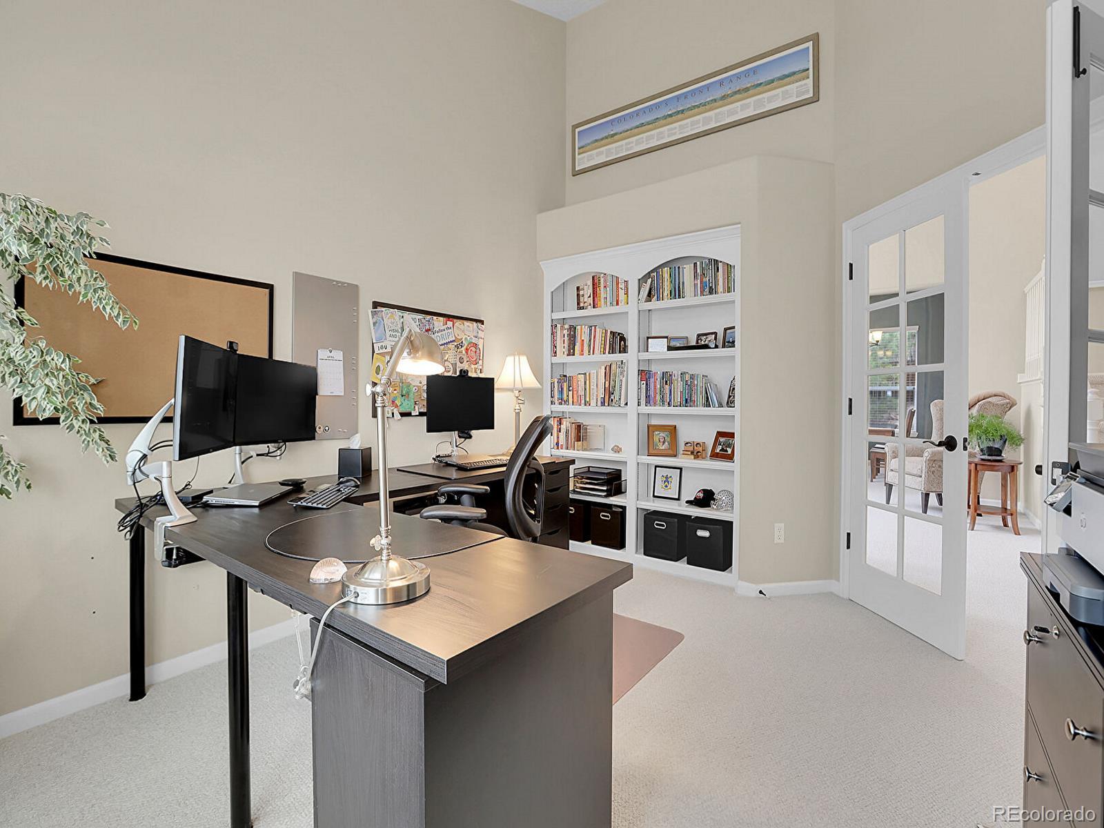 7138 Mountain Brush Circle Highlands Ranch, CO 80130 - Photo 18 of 50 a view of a workspace with furniture