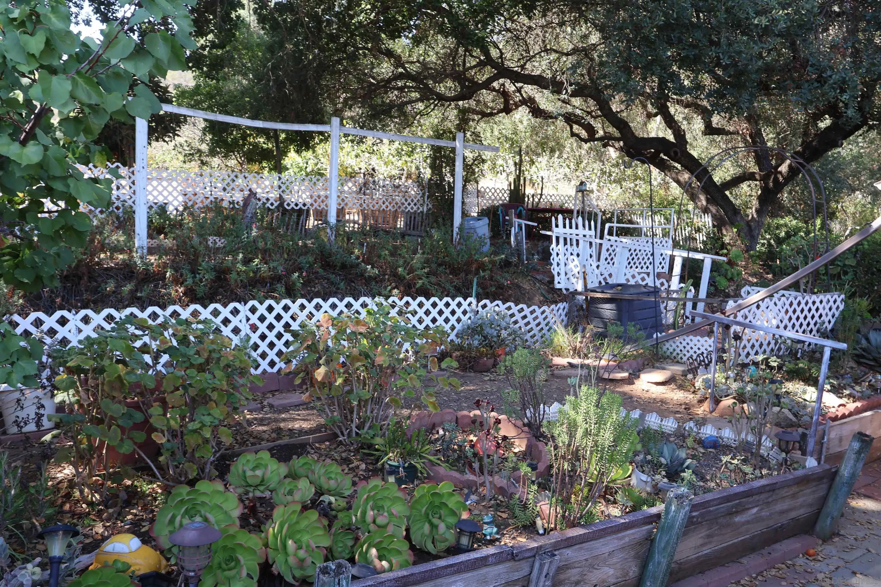 4747 Oak Crest Road, Unit 48 Fallbrook, CA 92028 - Photo 20 of 22 a backyard of a house with lots of green space