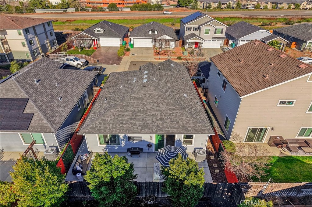 2855 Pin Oak Lane Chico, CA 95928 - Photo 39 of 48 an aerial view of a house with outdoor space and lake view