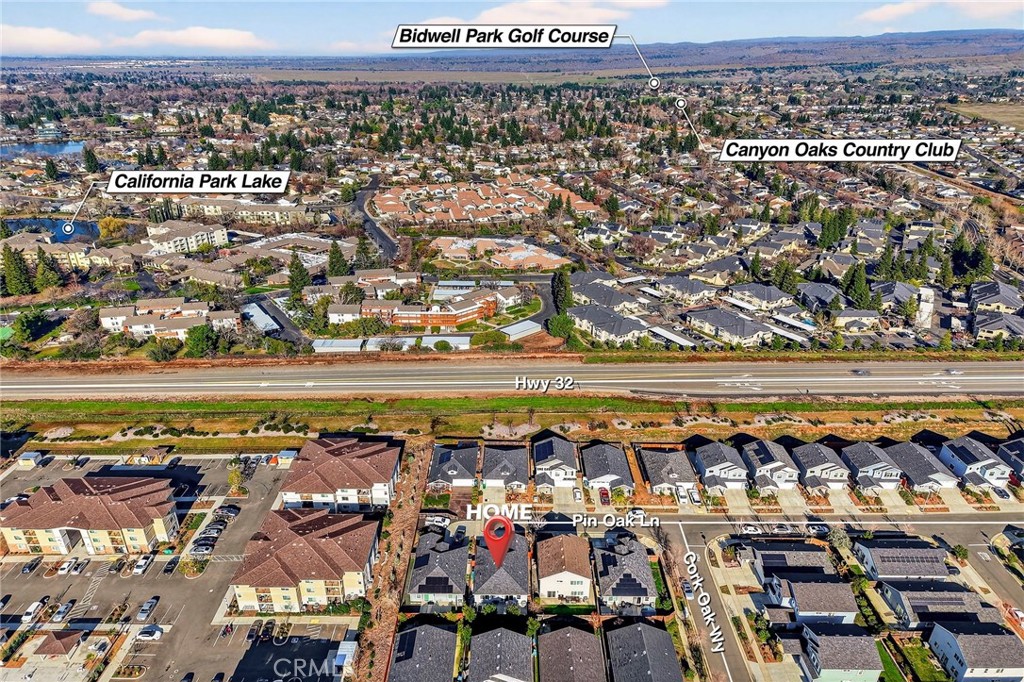 2855 Pin Oak Lane Chico, CA 95928 - Photo 42 of 48 an aerial view of a city