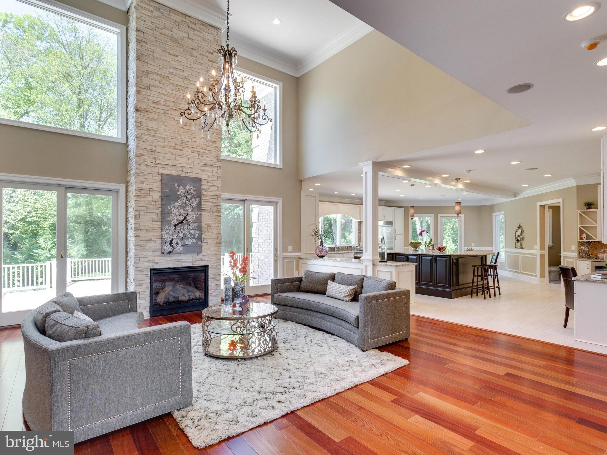 385 Court House Road Southwest Vienna, VA 22180 - Photo 16 of 29 Great Room View of Kitchen