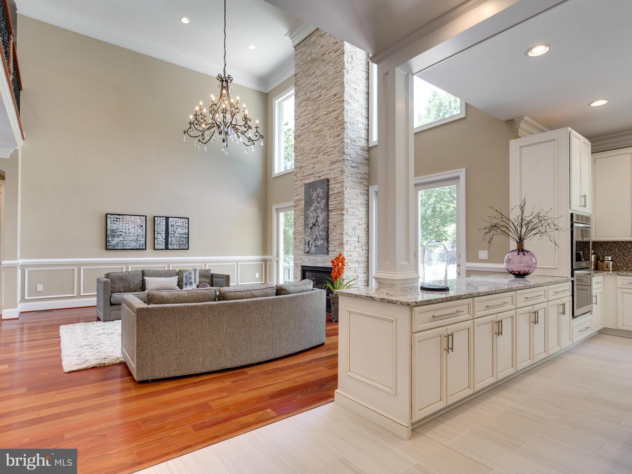 385 Court House Road Southwest Vienna, VA 22180 - Photo 17 of 29 Gourmet Kitchen View of Great Room