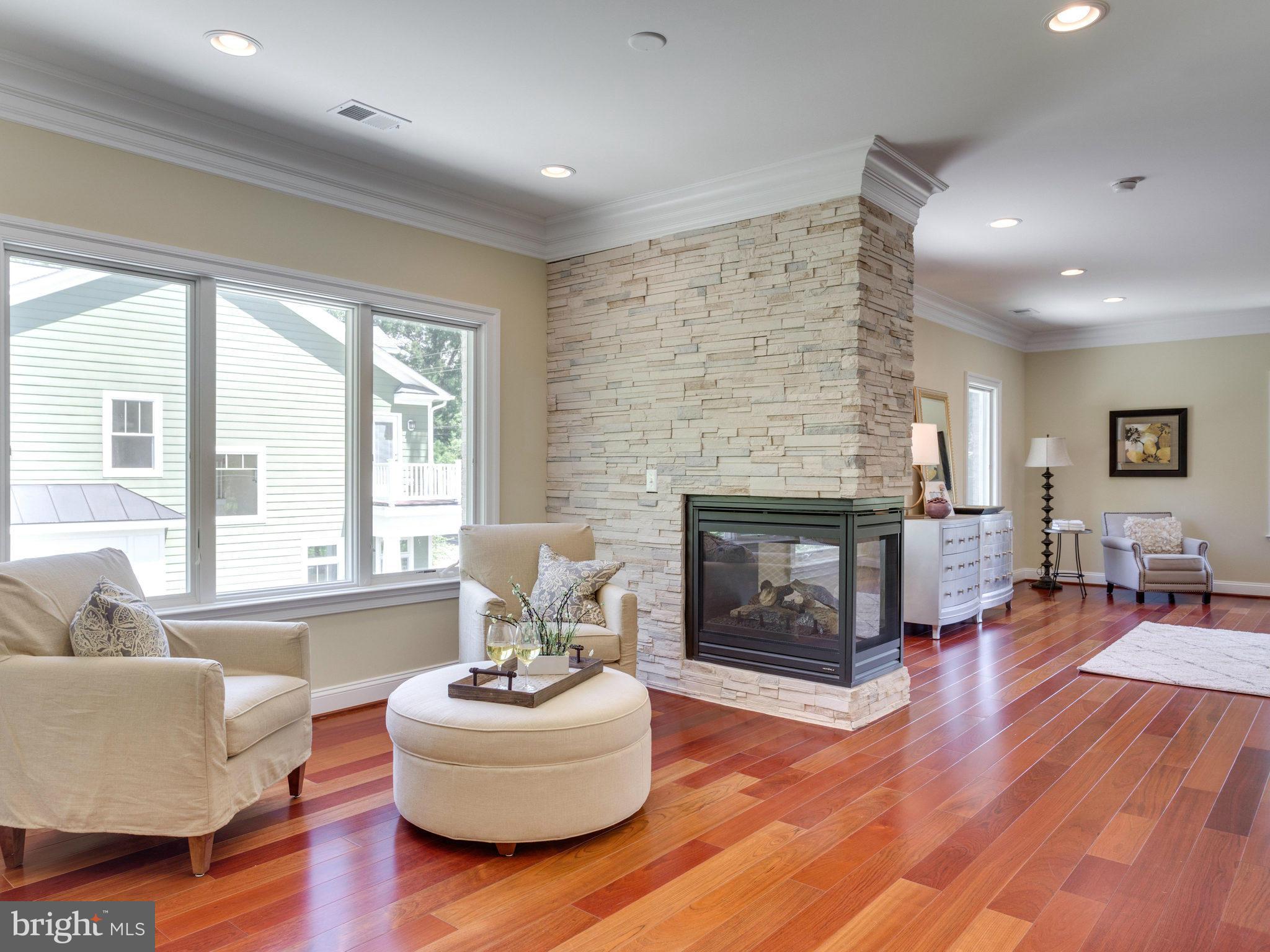 385 Court House Road Southwest Vienna, VA 22180 - Photo 23 of 29 Master Bedroom Suite Fireplace Sitting Room