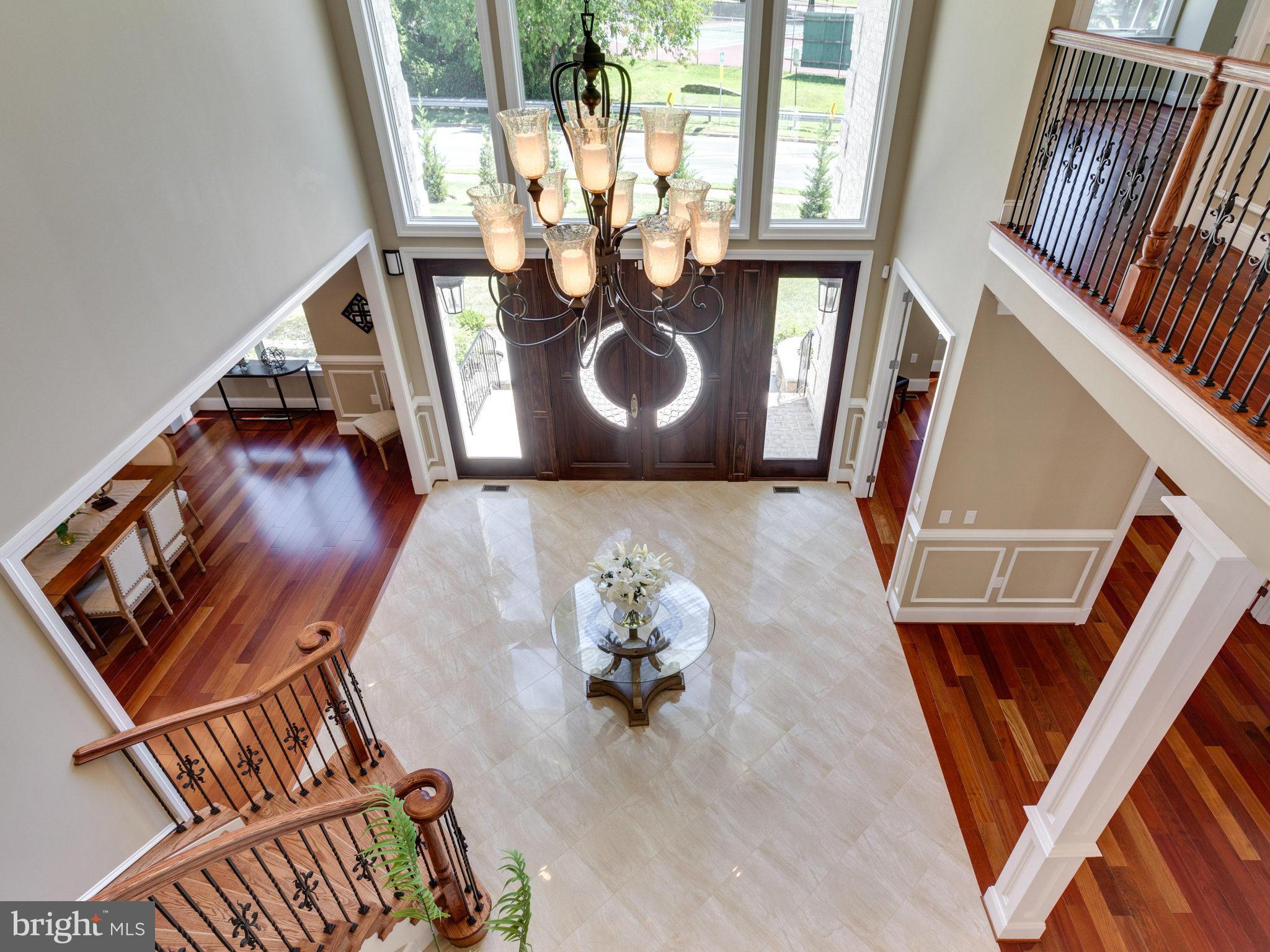 385 Court House Road Southwest Vienna, VA 22180 - Photo 9 of 29 Balcony View of Grand Foyer