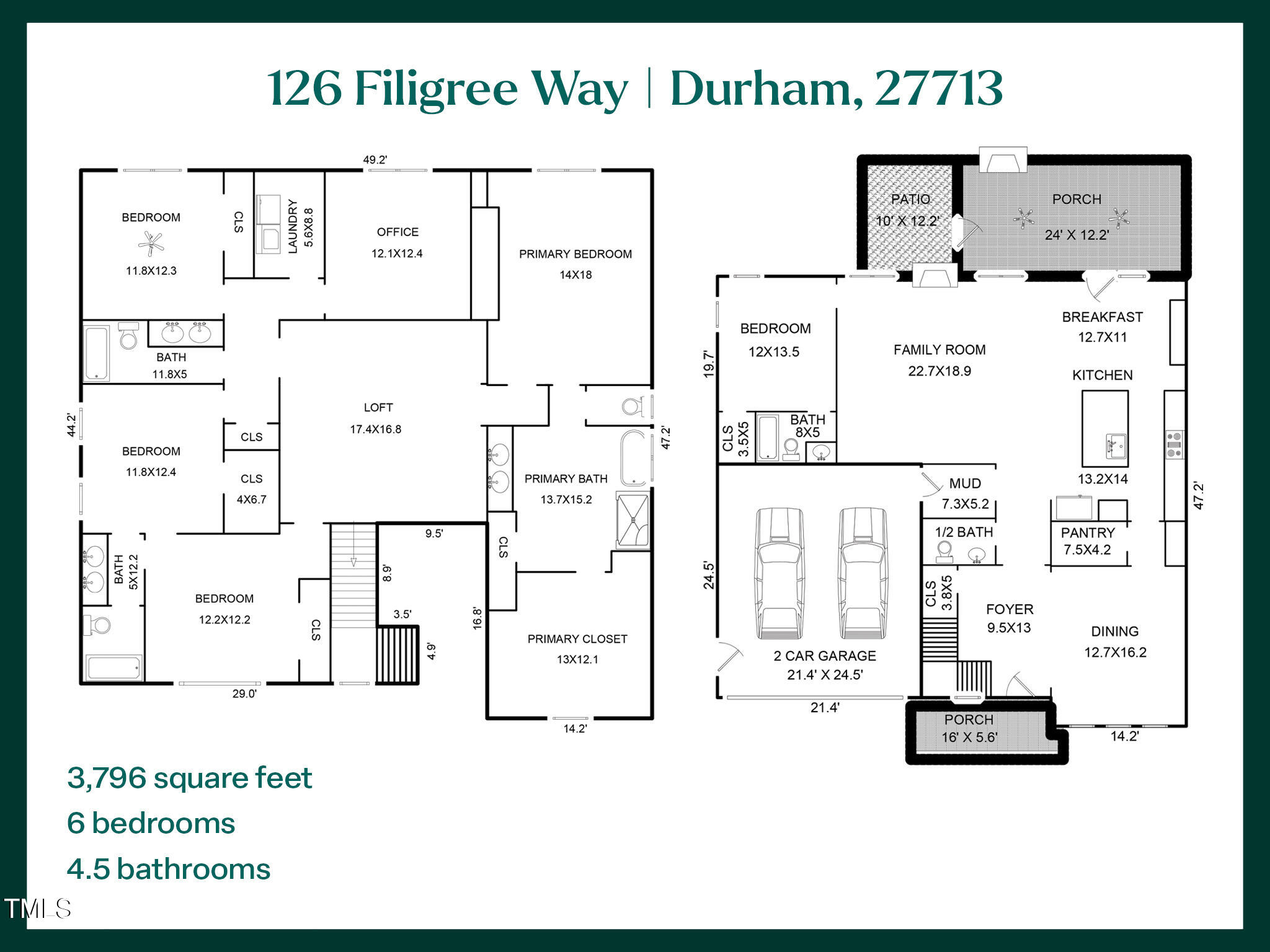 126 Filigree Way Durham, NC 27713 - Photo 77 of 77 126 Filigree Way_floor plan