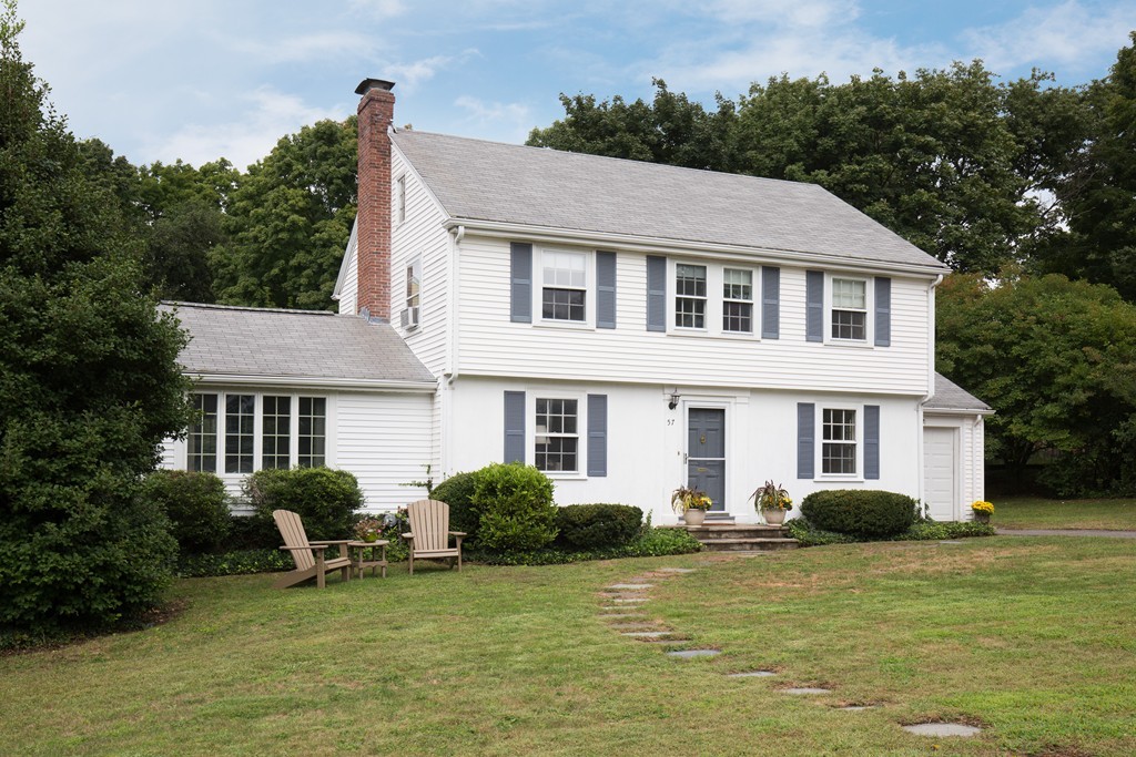 57 Fuller Brook Road Wellesley, MA 02482 - Photo 1 of 12 a aerial view of a house with swimming pool and porch