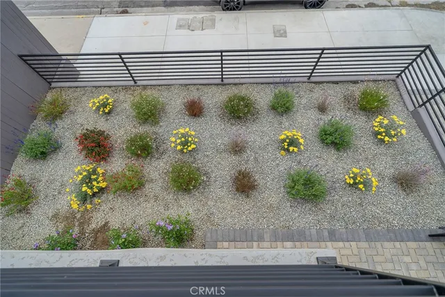 a view of balcony with furniture