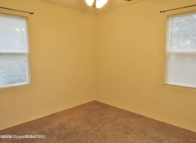 a view of empty room