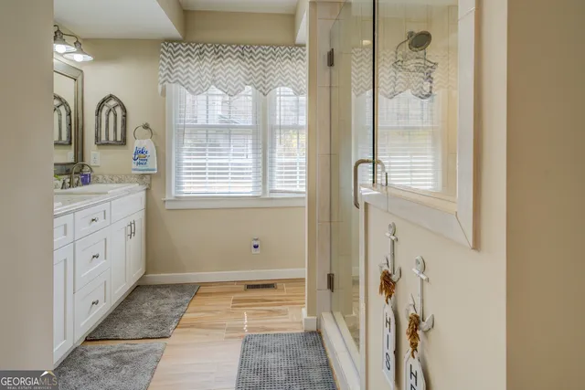 a view of a street with cars