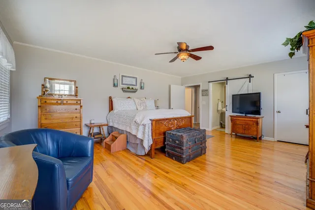 a front view of a house with yard patio and fire pit
