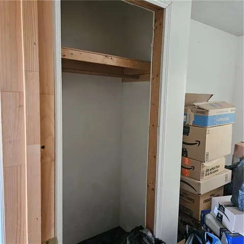 a view of closet area